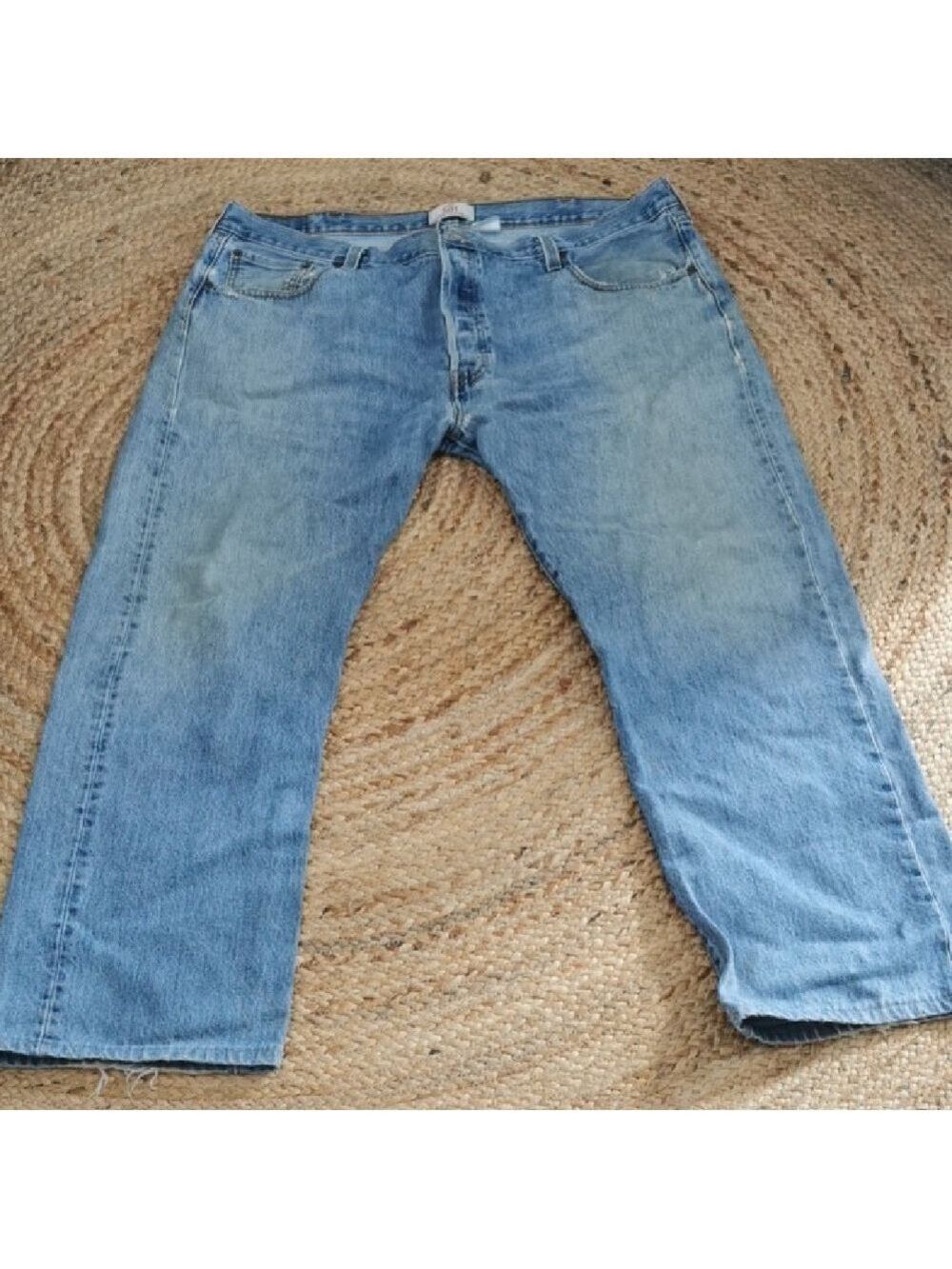 Vintage Y2K Levis 501 Straight Leg Button Fly Mens Unisex Denim Jeans Size 42/32